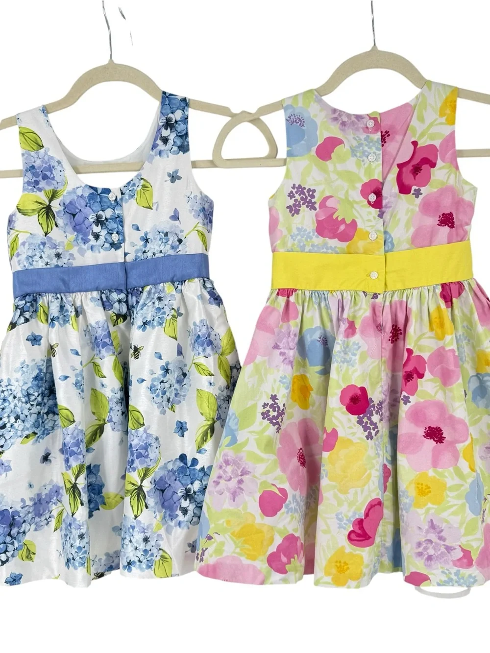 Gymboree Girls Size 5 Lot of 2 dresses floral cotton tulle lined